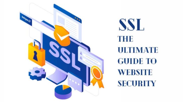 An illustration of a padlock symbolizing website security through SSL (Secure Sockets Layer) encryption